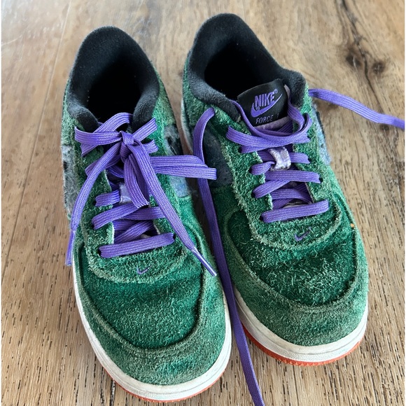 Nike force 1 boys shoes size 2 green - Picture 6 of 7